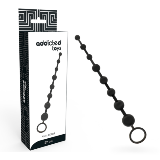ADDICTED TOYS ANALPERLEN 29CM SCHWARZ