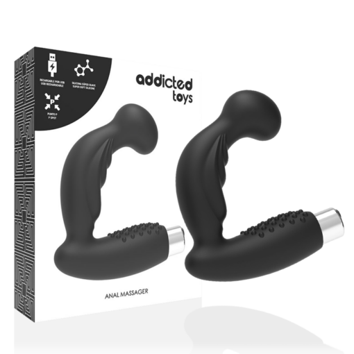 ADDICTED TOYS SCHWARZER WIEDERAUFLADBARER PROTHETISCHER VIBRATOR