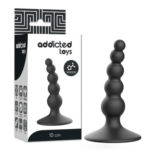 ADDICTED TOYS ANAL SEXUELLER PLUG 10CM SCHWARZ