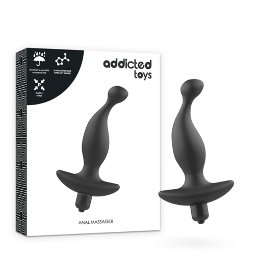 ADDICTED TOYS ANAL MASSAGER MIT SCHWARZER VIBRATION
