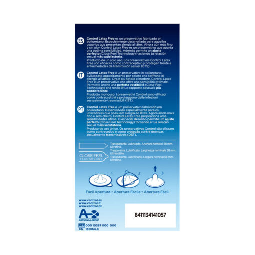 CONTROL FREE SIN LATEX CONDOMS 5 UNITS – Bild 2