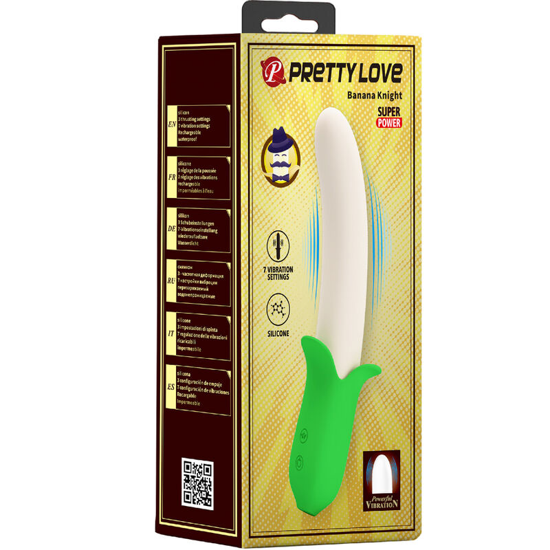 PRETTY LOVE - BANANA KNIGHT SUPER POWER 7 VIBRATIONSEINSTELLUNGEN SILIKON – Bild 7