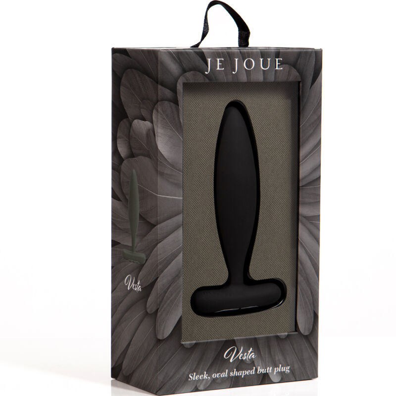 JE JOUE - VESTA ANALPLUG VIBRIEREND SCHWARZ – Bild 3