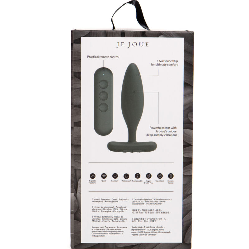 JE JOUE - VESTA ANALPLUG VIBRIEREND SCHWARZ – Bild 5