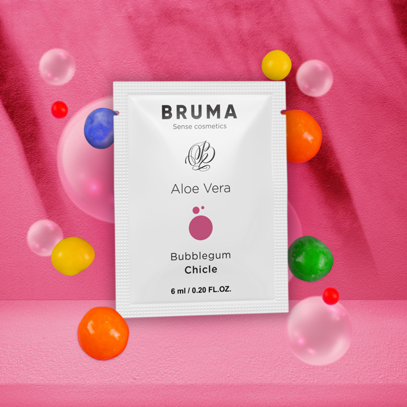 BRUMA - ALOE VERA GLEITGEL BUBBLEGUM GESCHMACK 6 ML – Bild 4