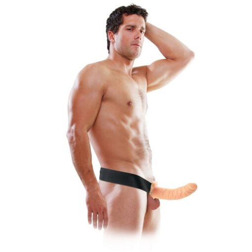FETISH FANTASY 19 CM HOLLOW STRAP-ON NATURAL – Bild 3