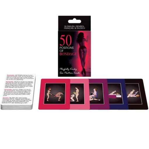 50 POSITIONEN VON BONDAGE-KARTEN ES / DE / DE / FR