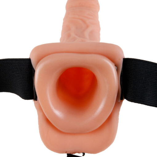 FETISH FANTASY SERIES 9" HOHL STRAP-ON MIT BÄLLEN 22,9 CM FLEISCH – Bild 2
