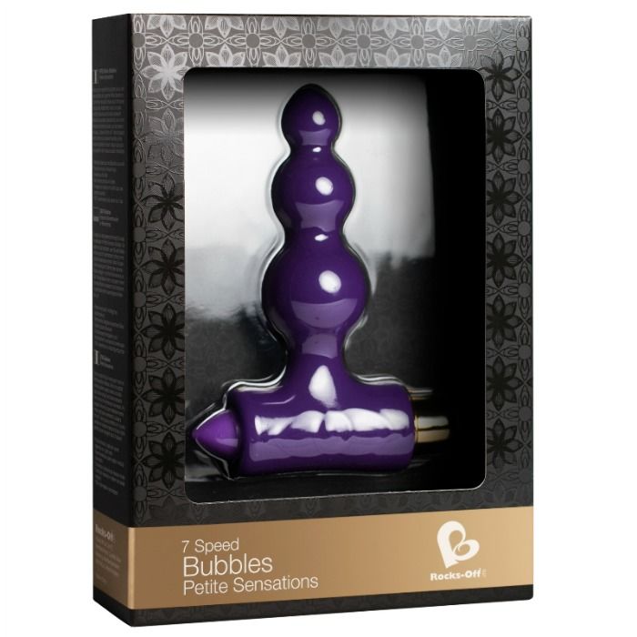 ANAL STIMULATOR PETITE SENSATIONS BUBBLES - FELSEN AUSSERHALB DER LILA – Bild 2
