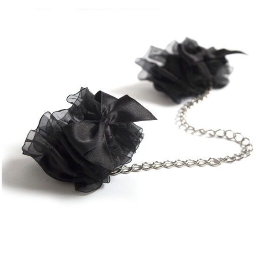 BIJOUX INDISCRETS FROU FROU ORGANZA HANDCUFFS – Bild 2