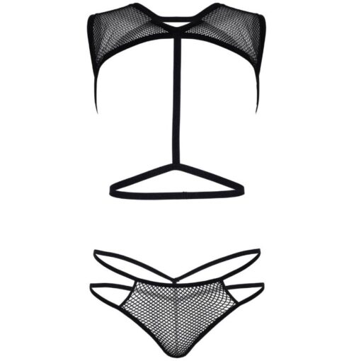 LEG AVENUE NETZKÖRPERGURT UND G-STRING 81538 ? EINE GRÖSSE – Bild 3