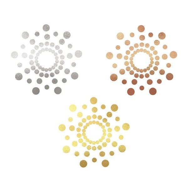 BIJOUX MIMI METALLIC SKIN TRANSFER – Bild 3