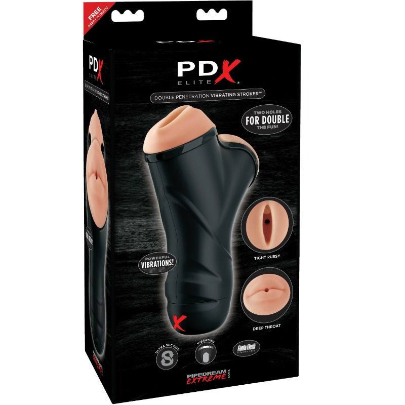 PDX ELITE DOPPELPENETRATION VIBRIERENDER STROKER
