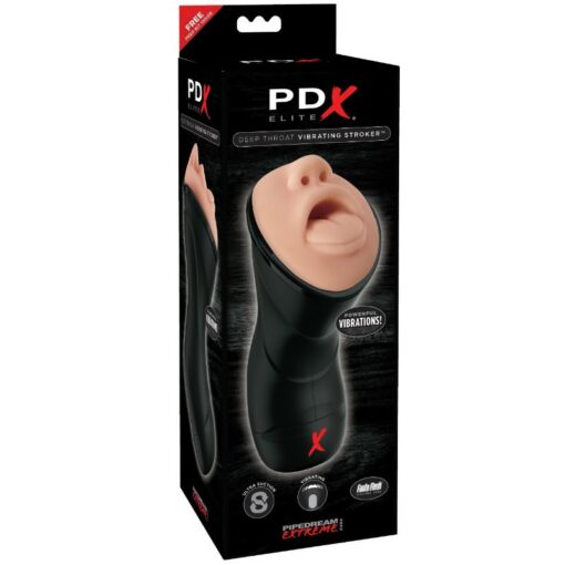 PDX ELITE DEEP THROAT VIBRATING STROKER – Bild 3
