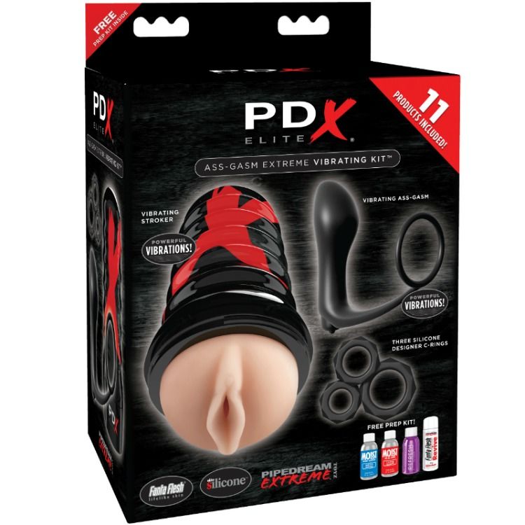 PDX Elite Ass-Gasm Extreme Vibrationskit - VAGIN – Bild 3