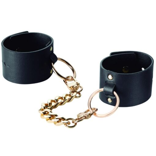 BIJOUX INDISCRETS MAZE WIDE CUFFS SCHWARZ