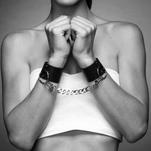 BIJOUX INDISCRETS MAZE WIDE CUFFS SCHWARZ – Bild 2