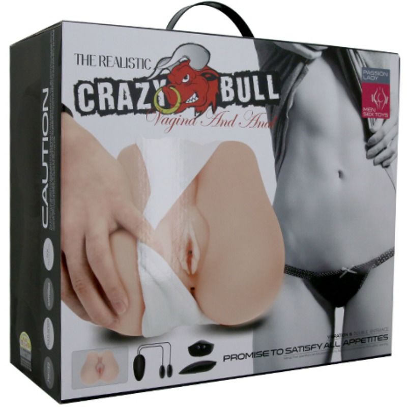 CRAZY BULL - REALISTISCHER ANUS UND VAGINA MIT VIBRATIONSHALTUNG 3 – Bild 11