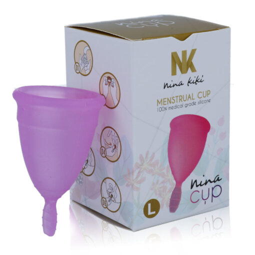 NINA CUP MENSTRUAL CUP GRÖSSE L LILAC – Bild 3