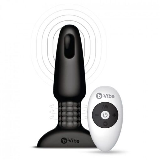 B-VIBE RIMMING CONTROL REMOTO ANAL PLUG 2 NEGRO – Bild 3