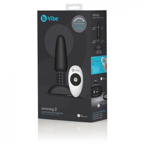 B-VIBE RIMMING CONTROL REMOTO ANAL PLUG 2 NEGRO – Bild 5