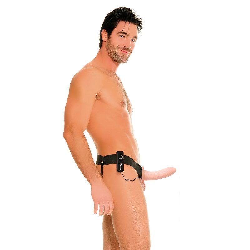 FETISH HOLLOW VIBRATOR HARNESS FÜR IHN UND IHR NATÜRLICHES 14CM – Bild 5