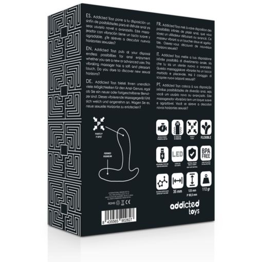 ADDICTED TOYS ANAL MASSAGER SCHWARZ VIBRATION – Bild 6