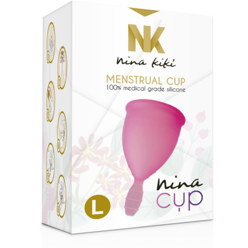 NINA CUP MENSTRUAL CUP GRÖSSE L ROSA – Bild 7