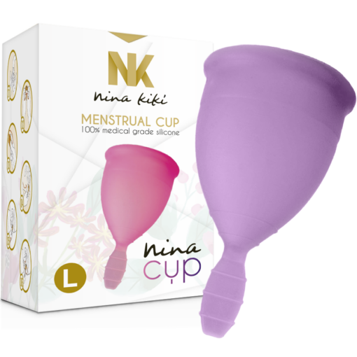 NINA CUP MENSTRUAL CUP GRÖSSE L LILAC – Bild 4