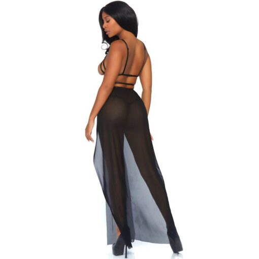 LEG AVENUE CAGE MAXIKLEID UND STRING S/M – Bild 3