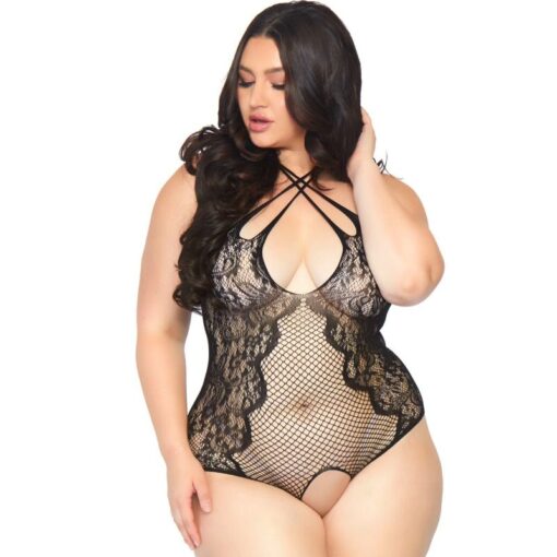 LEG AVENUE CROTHLESS TEDDY 1X-2X – Bild 3