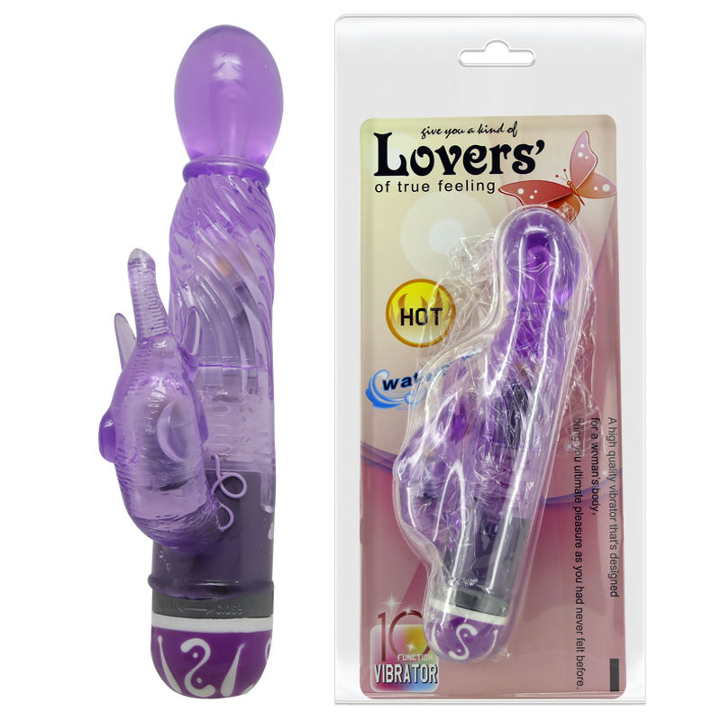 BAILE VIBRADOR MULTIVELOCIDAD CON ESTIMULADOR LILA – Bild 3