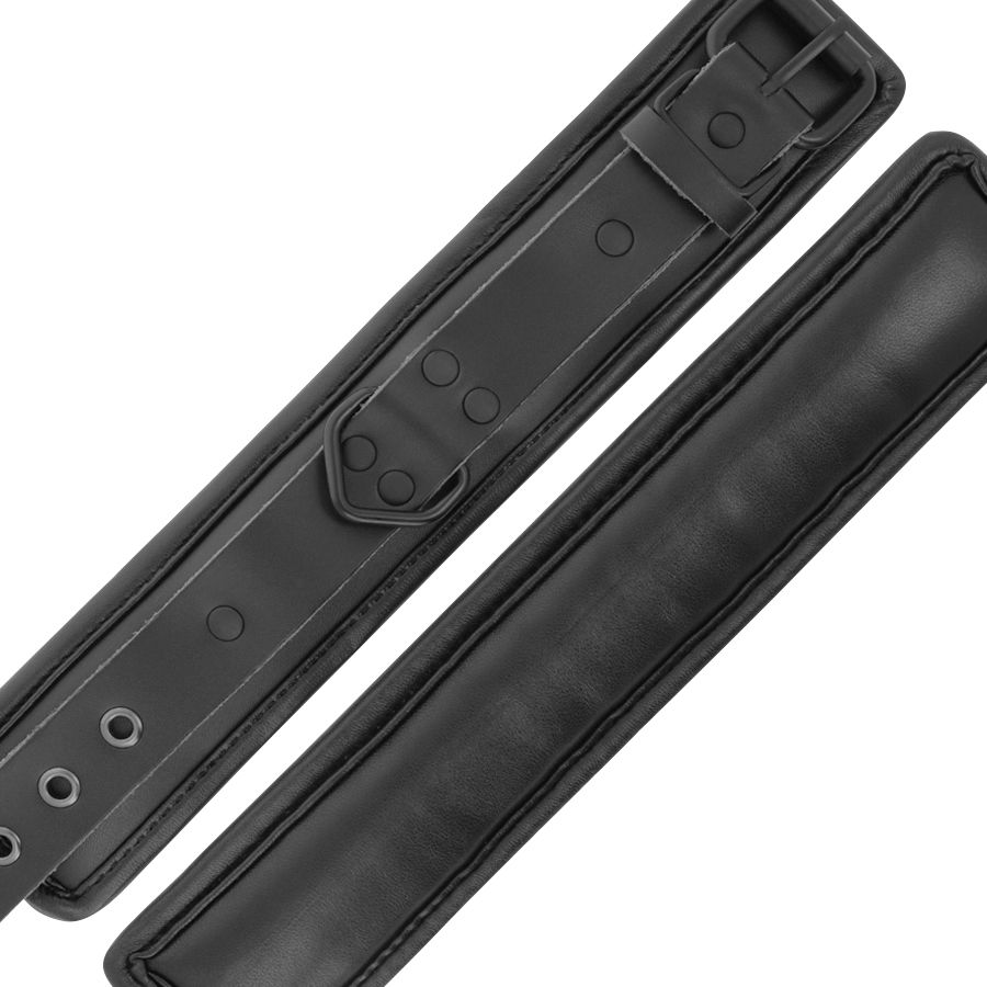 DARKNESS LEATHER WRIST RESTRAINTS BLACK – Bild 4