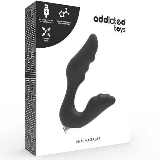ADDICTED TOYS SCHWARZER WIEDERAUFLADBARER PROTHETISCHER VIBRATOR – Bild 6