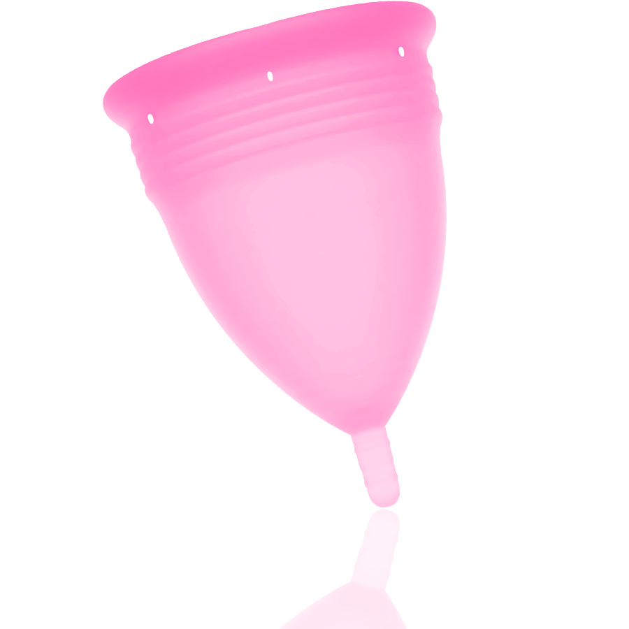 STERCUP MENSTRUAL CUP GRÖSSE ROSA FARBE FDA SILICONE – Bild 2