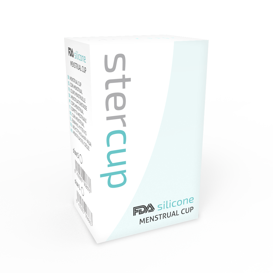 STERCUP MENSTRUAL CUP GRÖSSE ROSA FARBE FDA SILICONE – Bild 4