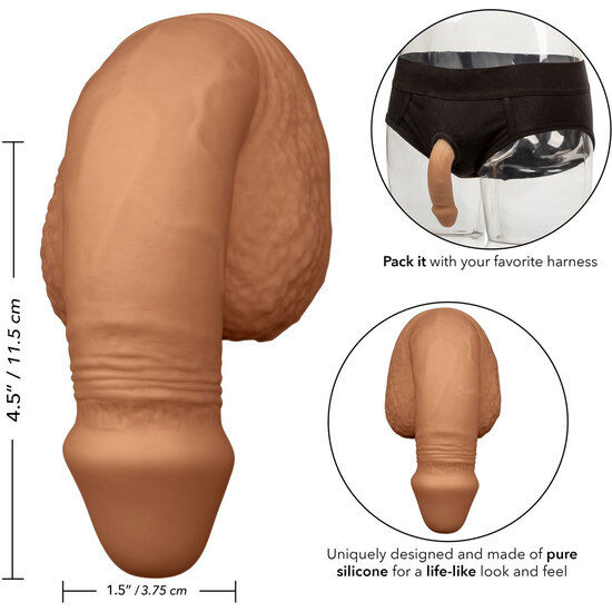 CALEX SILICONE PACKING PENIS 12.75CM CARAMEL – Bild 4