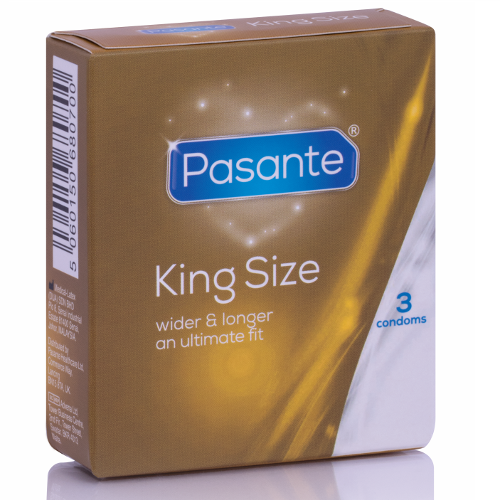 PASANTE KONDOME KING SIZE 3 EINHEITEN