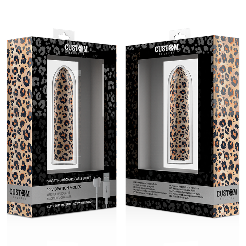 CUSTOM BULLETS RECHARGEABLE BULLET LEOPARD 10 INTENSITIES – Bild 4
