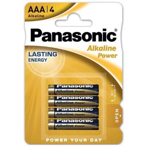 PANASONIC BRONZE BATTERIE AAA LR03 4U