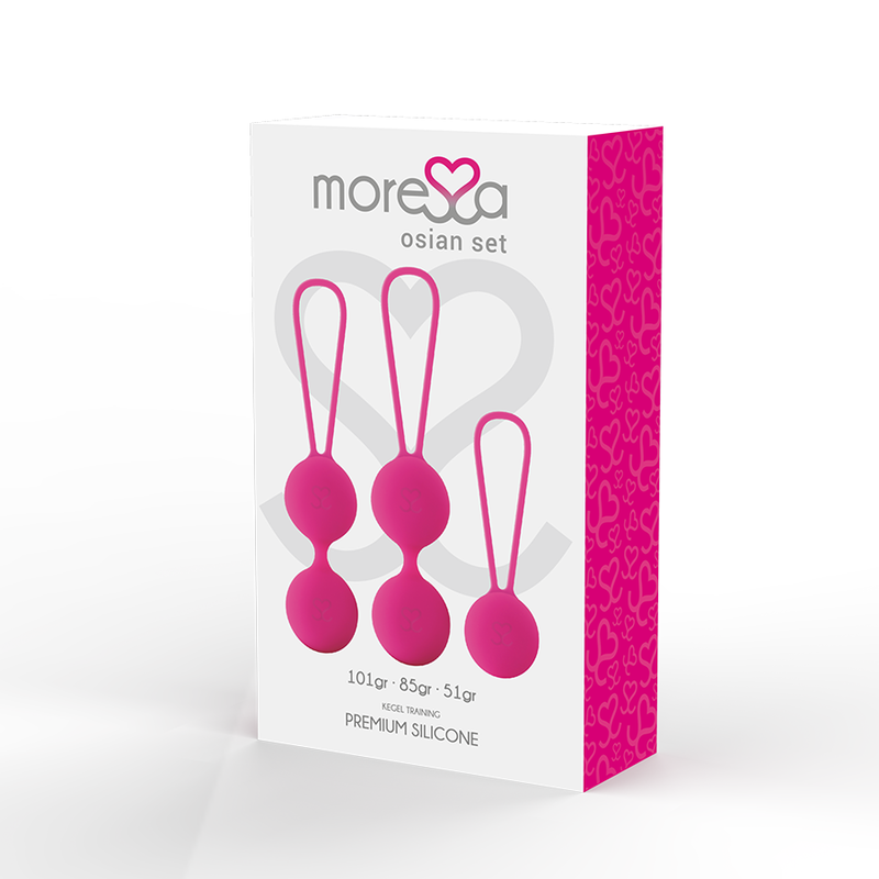 MORESSA OSIAN SET PREMIUM SILICONE ROSA – Bild 3