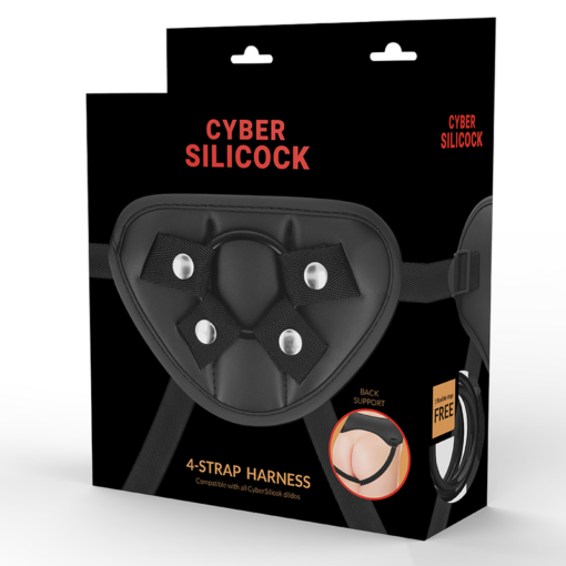 CYBER SILICOCK ARNÉS CON 3 ANILLAS SILICONA – Bild 5