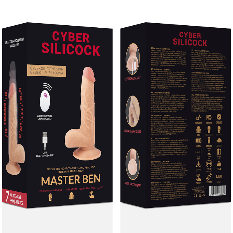 CYBER SILICOCK REALISTICO CONTROL REMOTO MASTER BEN – Bild 7