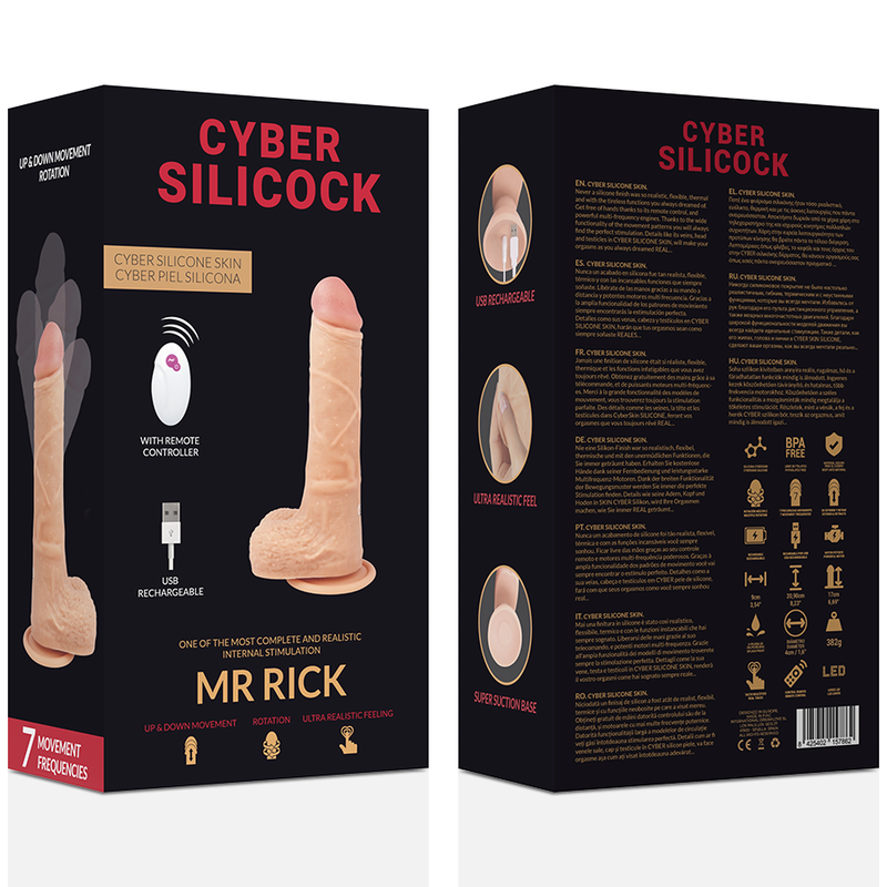 CYBER SILICOCK REALISTICO CONTROL REMOTO MR RICK – Bild 7