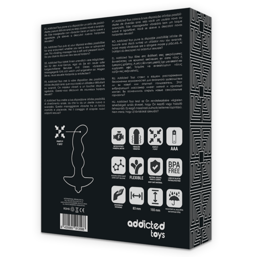 ADDICTED TOYS ANAL MASSAGER MIT SCHWARZER VIBRATION – Bild 6