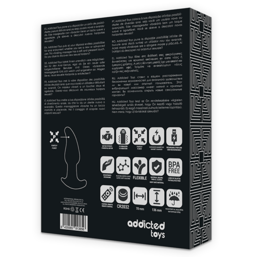 ADDICTED TOYS FERNBEDIENUNG STECKER ANAL P-SPOT SCHWARZ – Bild 7