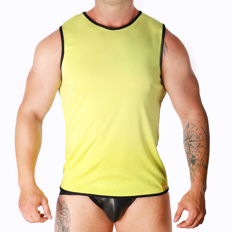 Macho Hemd Gelb – Größe S/M